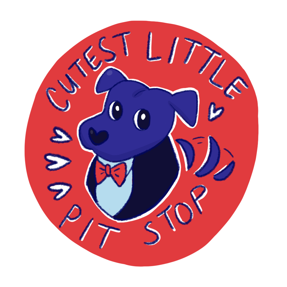 "Cutest Little Pitstop" Sticker