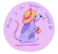 "Off to the Farmer's Market" Sticker