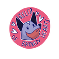 "Heeler of broken hearts" Sticker
