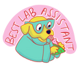 "Best Lab Assistant" Sticker