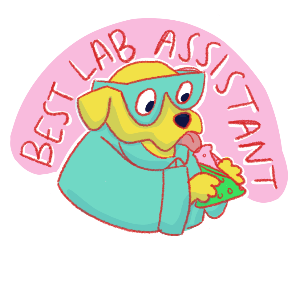 "Best Lab Assistant" Sticker