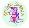 "Rat Girl Summer" Sticker
